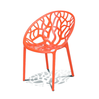Stylee Ventral Arm Chair – Orange