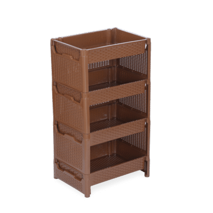 Cane Fence Rack 4 Step – Eagle Brown